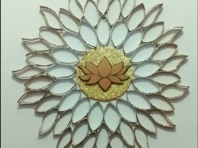 DIY Mandala de Rolo de Papel Higiênico - @annavictoriabatista