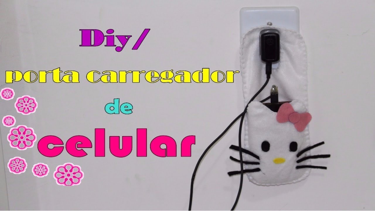 Diy| porta carregador para celular