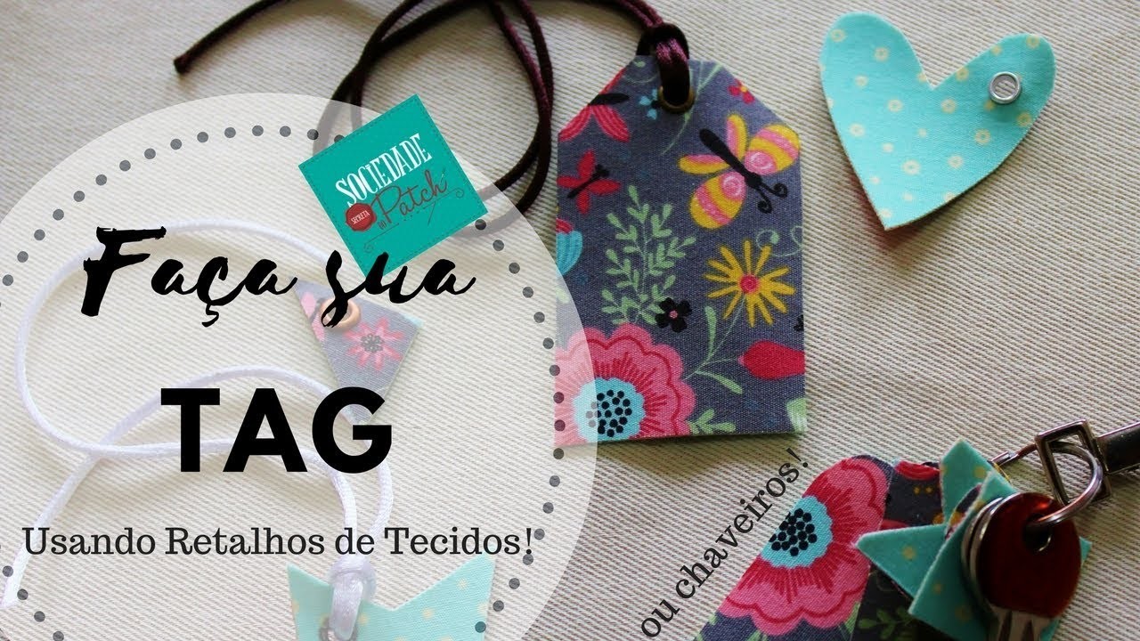 Faça Sua Própria Tag de Tecido - Fabielle Bacelar - Make Your Own Fabric Tag - Peça 0009