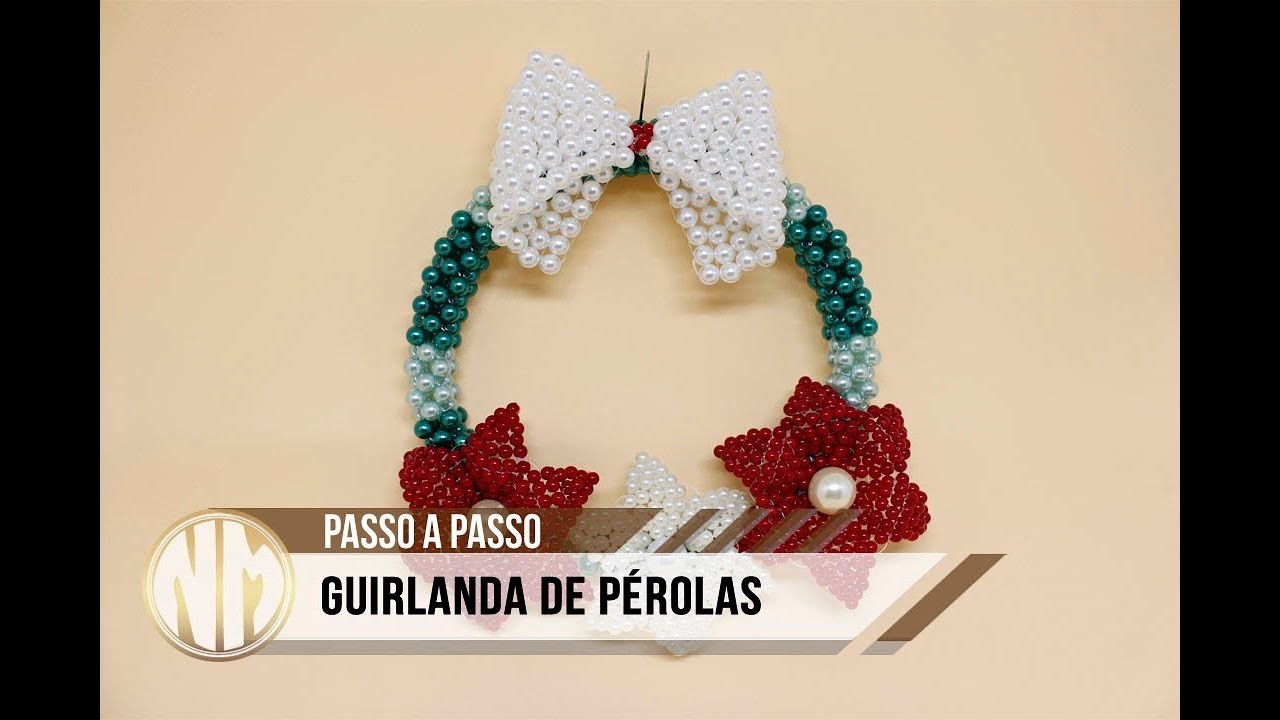 NM Bijoux - Guirlanda de Pérolas (especial natal)