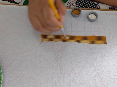 Pintando cesta com lia ribeiro