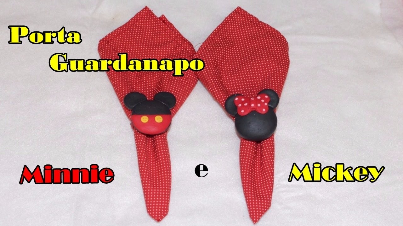Porta guardanapo Mickey e Minnie #9 º #30diascomFabi