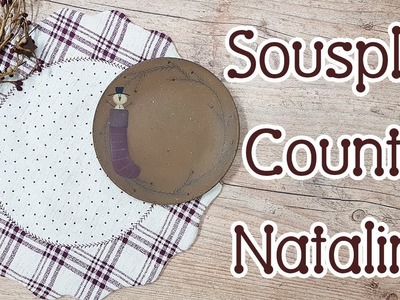 Sousplat country e natalino