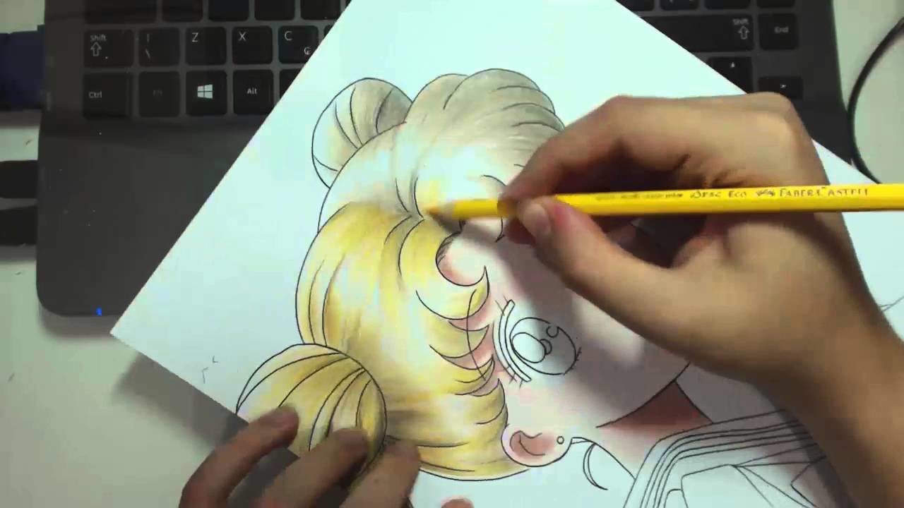 Speed Drawing - Tsukino Usagi (Sailor Moon)
