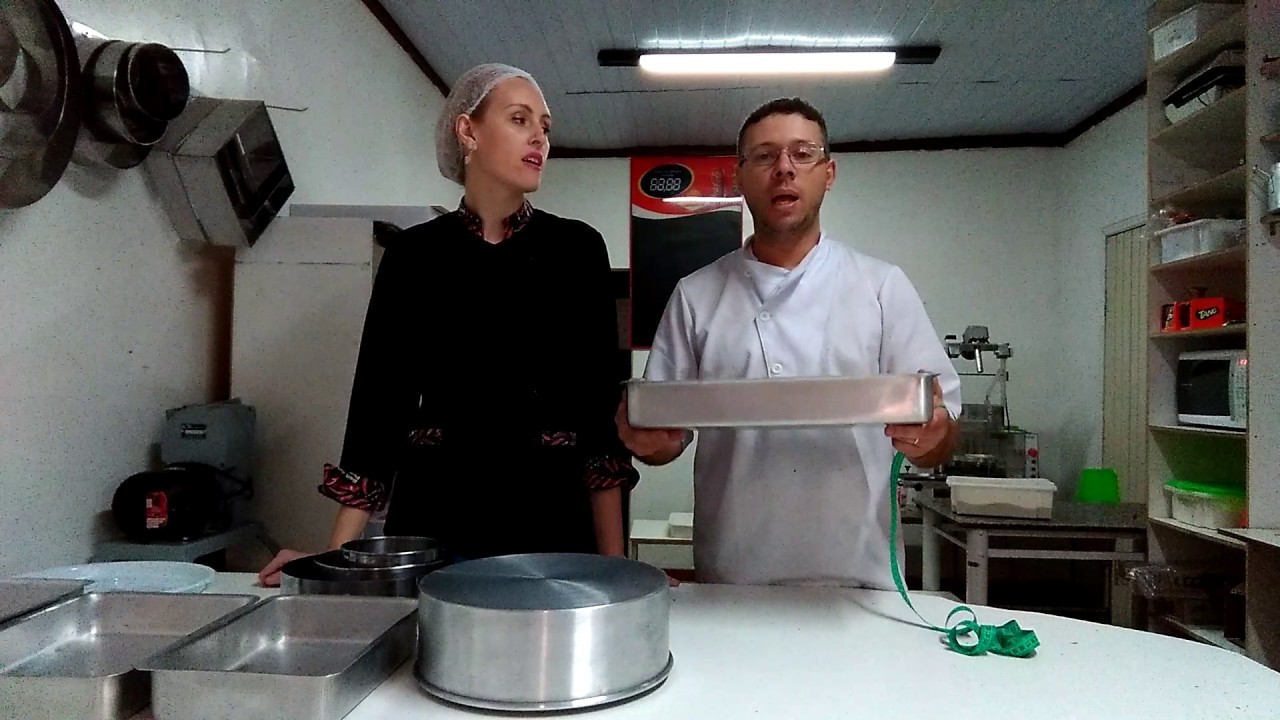 Tamanho de formas pra cada peso de bolo