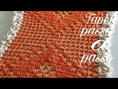 #Tapete Como Fazer Tapete De Crochê. parte 1