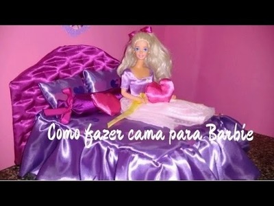 Como fazer uma cama para Barbie , Monster High , Baby Alive , Ever After High entre outras! ????????