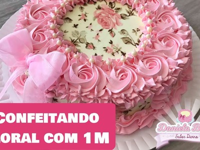 Confeitando floral com 1M