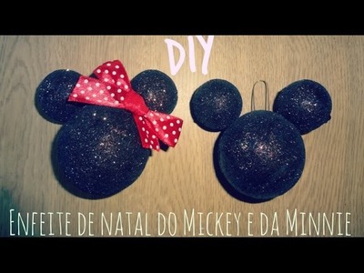 DIY :: Enfeite de Natal do Mickey e Minnie  #1