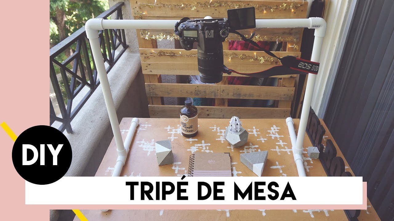 DIY: Tripé de Mesa | by Aline Albino