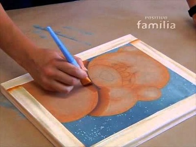 Faça uma pintura com a técnica folk   Artesanato.flv