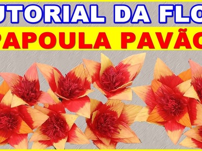 Papoula Pavão: aprenda a fazer essa linda Papoula com E.V.A. foam sheet