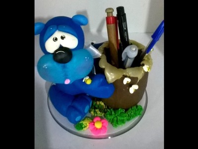 Porta caneta ursinho bebe