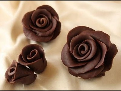 Receita de Chocolate para Modelar Rosas