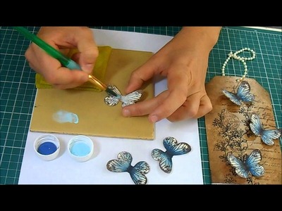 Video aula completa Tag com borboletas