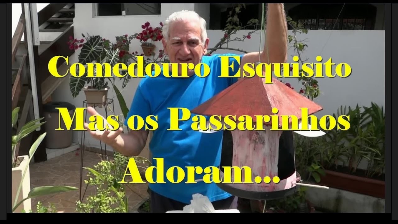 14 - COMEDOURO ESQUISITO, MAS OS PASSARINHOS ADORAM. 