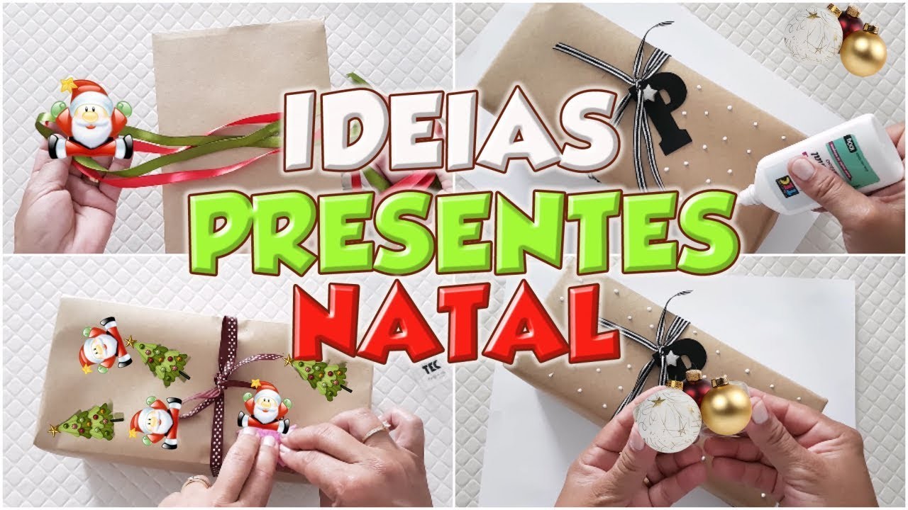 3 DIYs | IDEIAS PARA O SEU PRESENTES DE NATAL | Viviane Magalhães