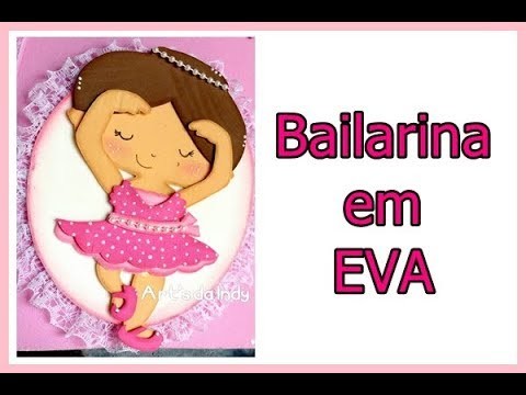 Capa de vacina em eva Bailarina - Art's da Indy (menina) com audio