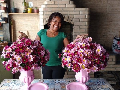 Como fazer arranjos de flores para suas festas, casamentos e aniversários - Passo a Passo