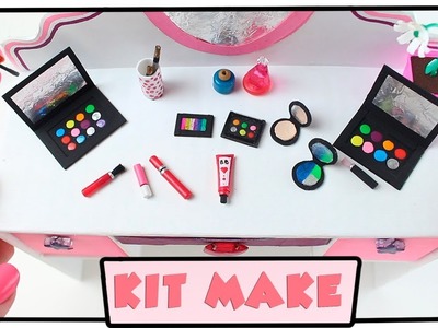 Como fazer: Kit de Maquiagem para Barbie, Monster H. entre outras!