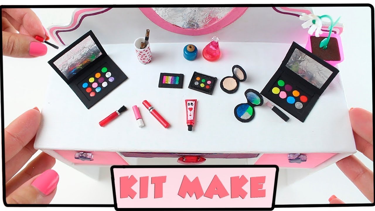Como fazer: Kit de Maquiagem para Barbie, Monster H. entre outras!