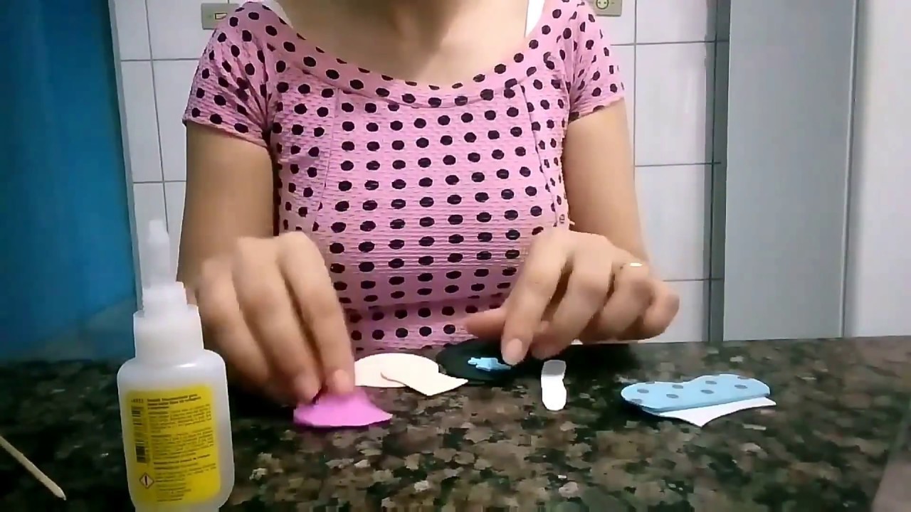 Como fazer puxa saco de EVA Parte 2