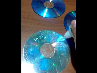Como fazer uma flor de cd