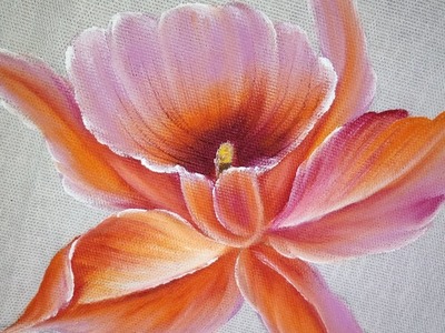 Como pintar Orquídea #pinturaemtecido