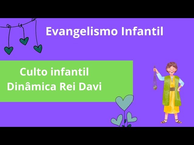 Culto Infantil - Dinâmica Rei Davi #ministerioinfantil #evangelismoinfantil