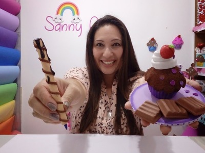 Porta caneta de cupcake - Sanny Arte - Parte 2