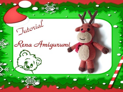 RENA AMIGURUMI   PARTE 01  -  por @ArteeManhaKids