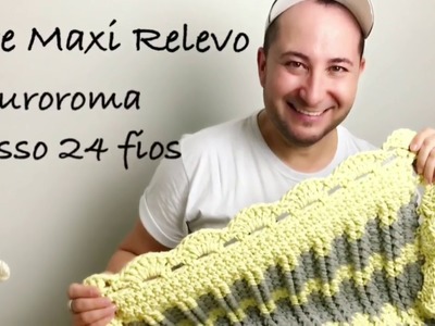 Tapete Maxi Relevo em Crochê por Marcelo Nunes