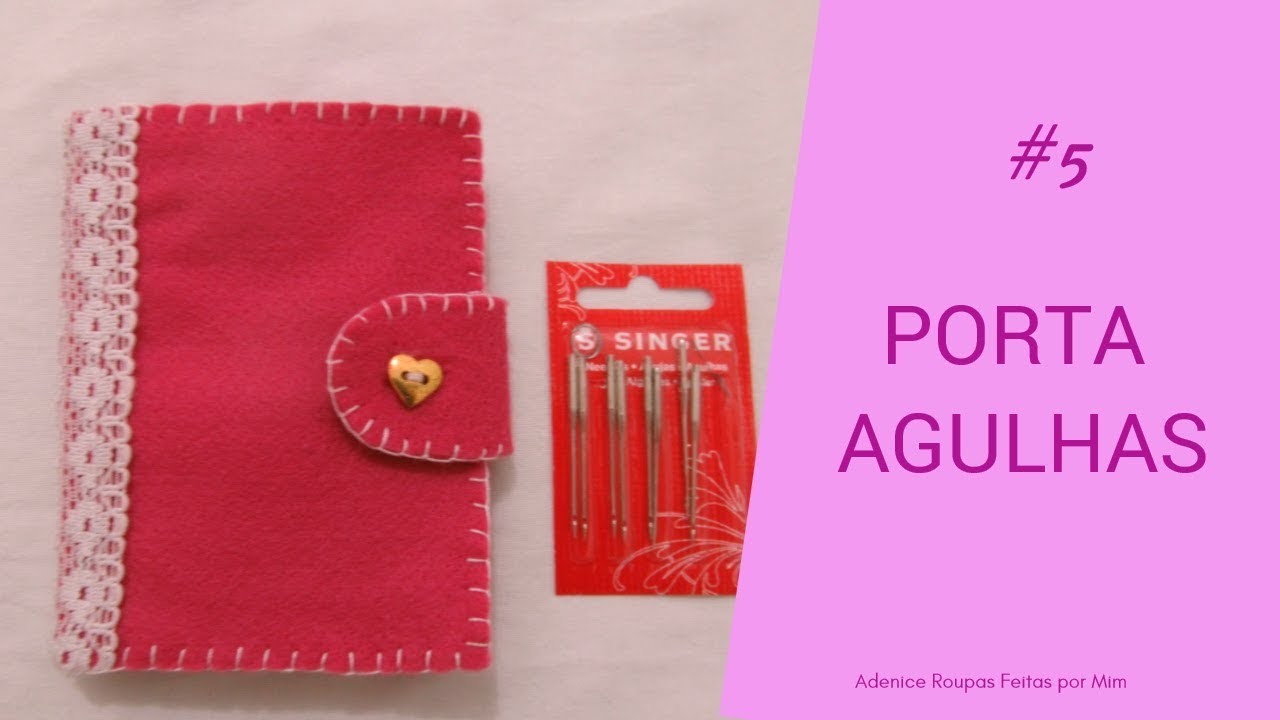 #5 DIY PORTA AGULHAS. LIVRINHO