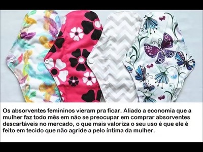 Absorvente ecologico feminino