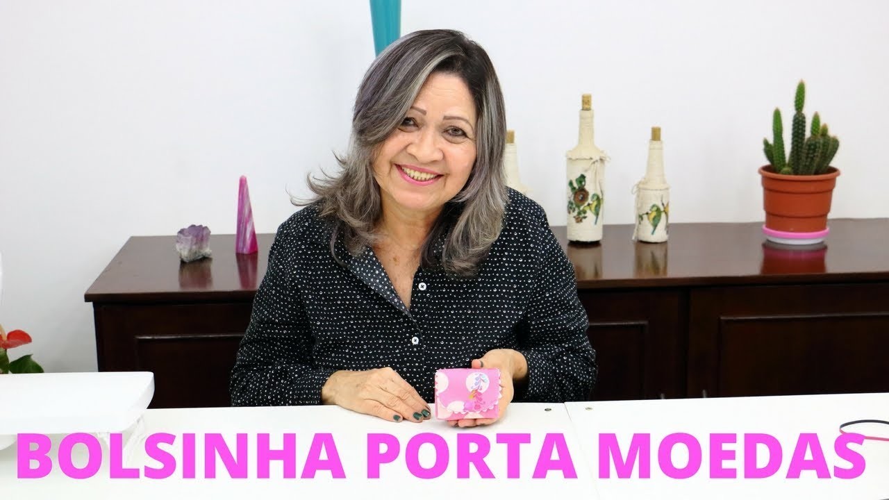BOLSINHA PORTA MOEDAS - COMO FAZER PASSO A PASSO - LU LAMPERT