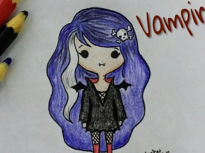 Como Desenhar Bonequinha Tumblr Vampira