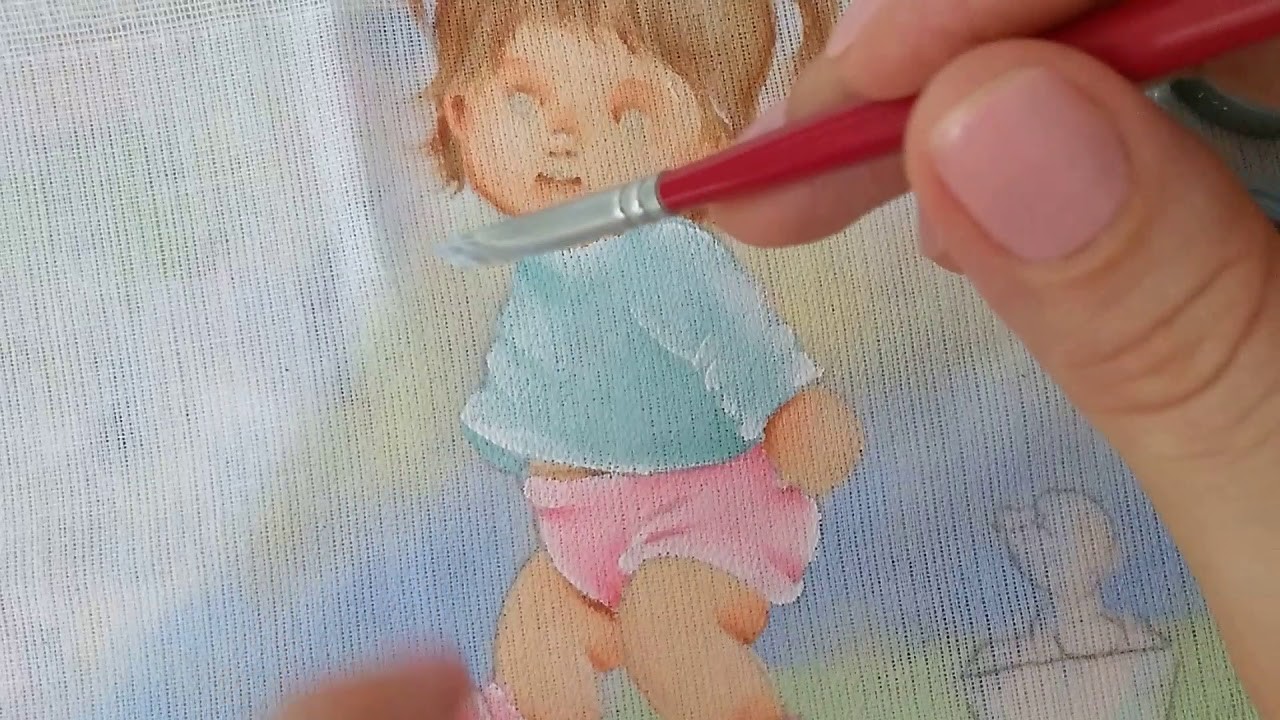 Como pintar roupinha, fralda e blusa