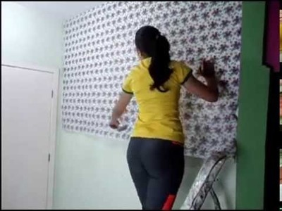 DIY♥ Papel de parede com  TNT