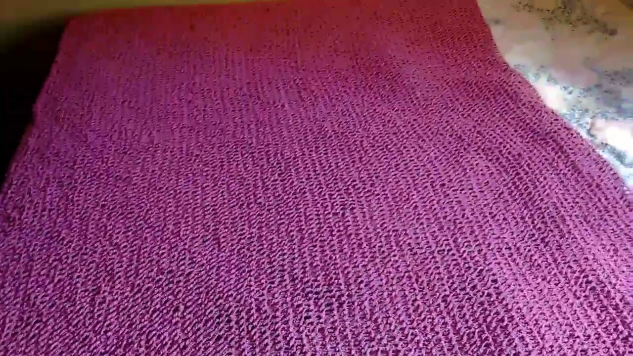 Fazendo colcha de crochê sem agulhas