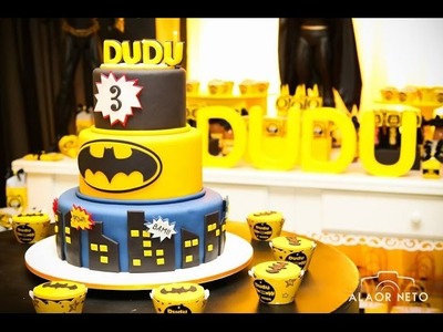 Ideias Decoração e Lembrancinhas Festa Aniversário Batman Herois