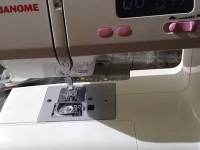Máquina de costura  #JANOME 2018 DC# E seu desempenho