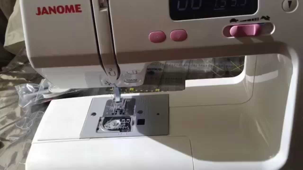 Máquina de costura  #JANOME 2018 DC# E seu desempenho