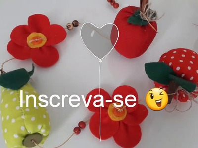 Pendente para Cozinha de Frutas Tecido
