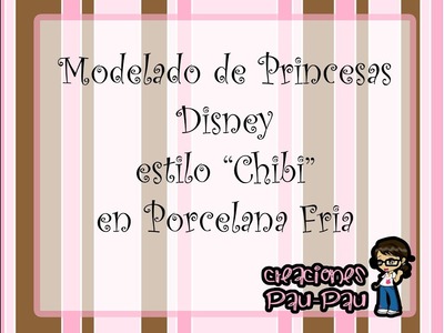 Princesas Disney estilo "chibi" porcelana fria(parte1)