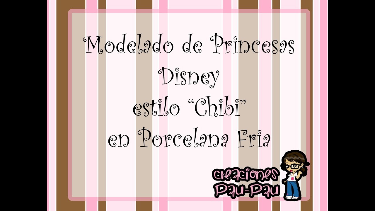 Princesas Disney estilo "chibi" porcelana fria(parte1)