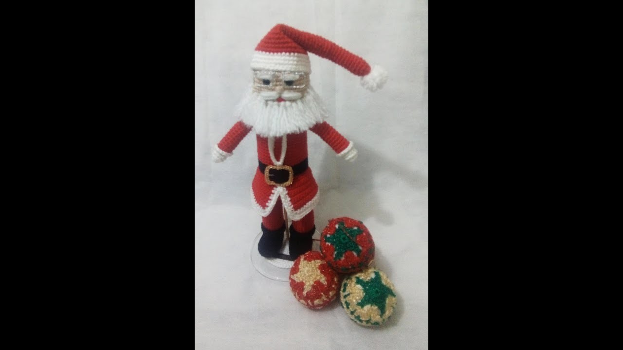 Amigurumi Papai Noel em Crochê