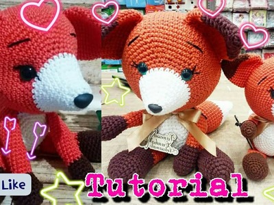 Amigurumi Raposa ( little fox crochet)
