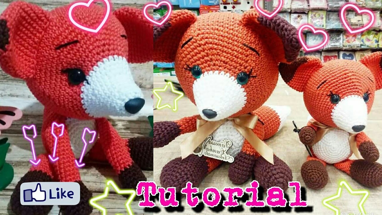 Amigurumi Raposa ( little fox crochet)