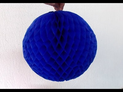 Como fazer balão colmeia (esfera ou globo)