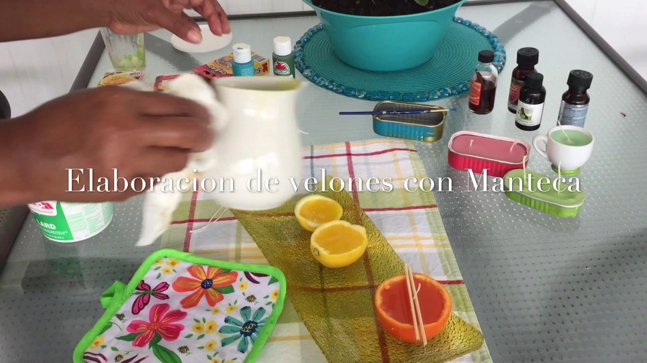 Como hacer Velones de Manteca